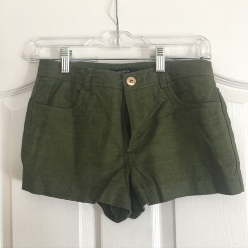 Green shorts